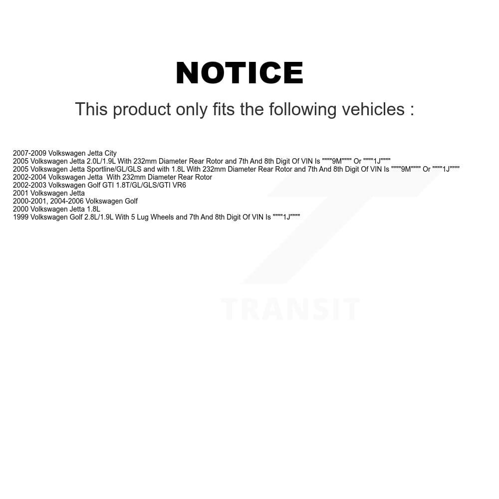 Transit Auto - KCG-100236C - Rear Disc Brake Kits image 24
