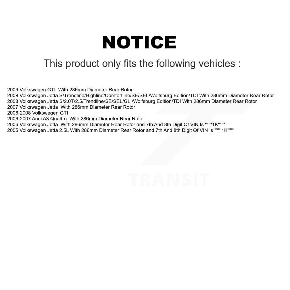 Transit Auto - KCG-100239C - Rear Disc Brake Kits image 24