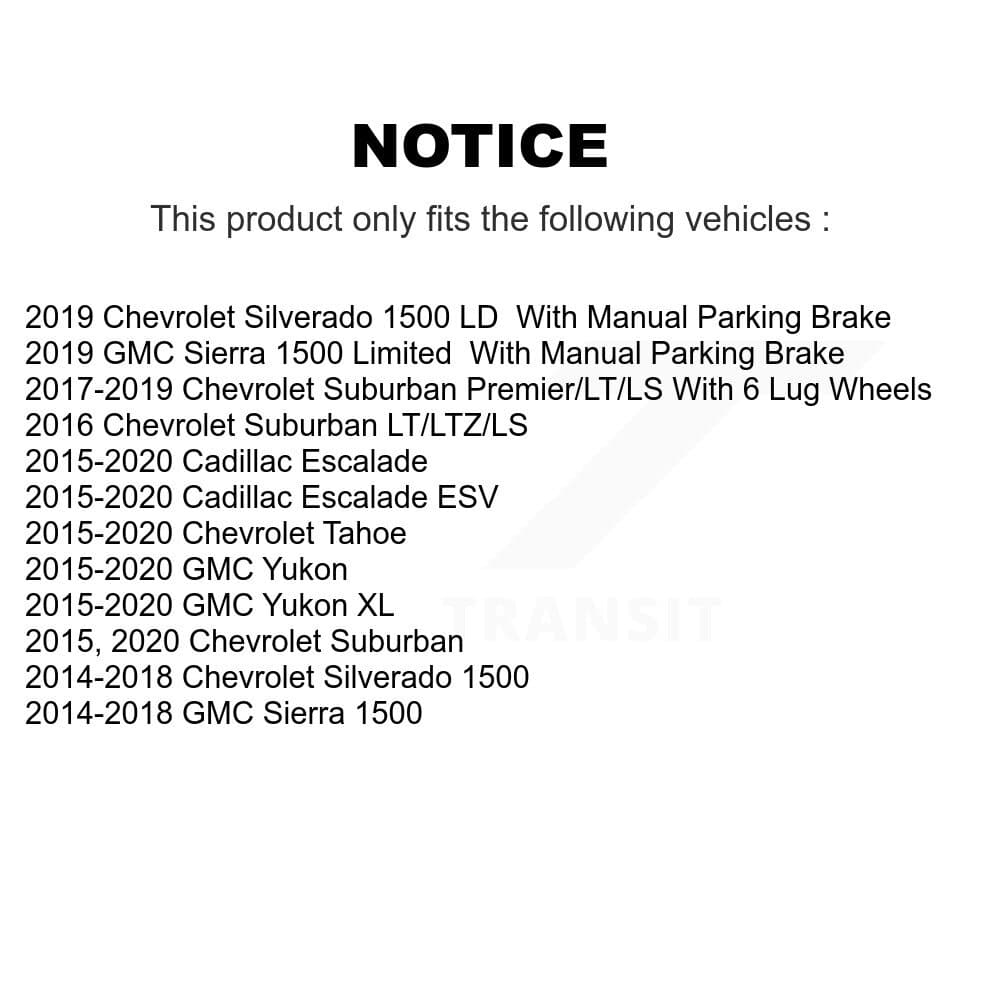 Transit Auto - KCG-100262T - Rear Disc Brake Kits image 24