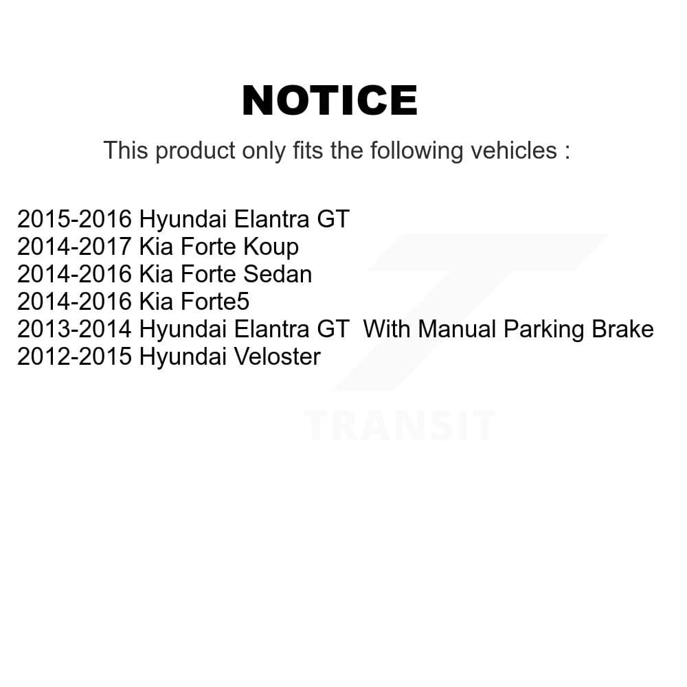 Transit Auto - KCG-100327S - Rear Disc Brake Kits image 24