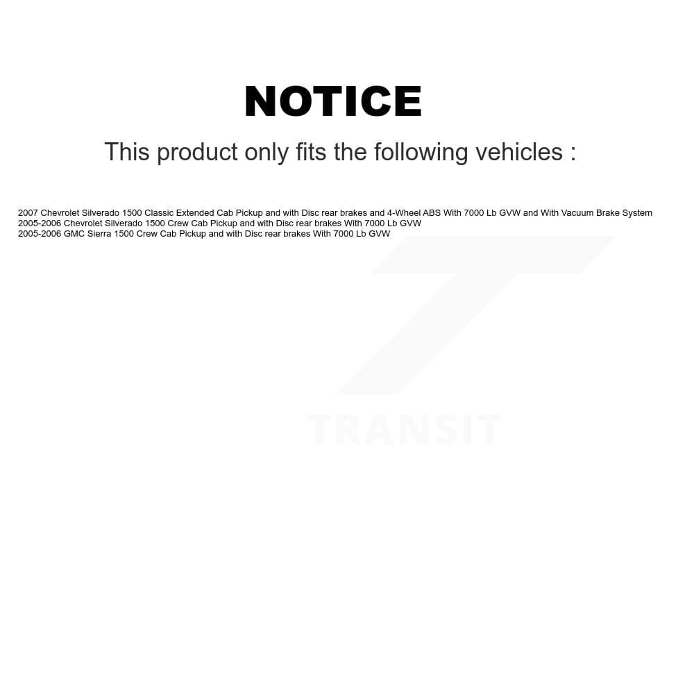 Transit Auto - KCG-100356P - Front and Rear Disc Brake Kits image 24