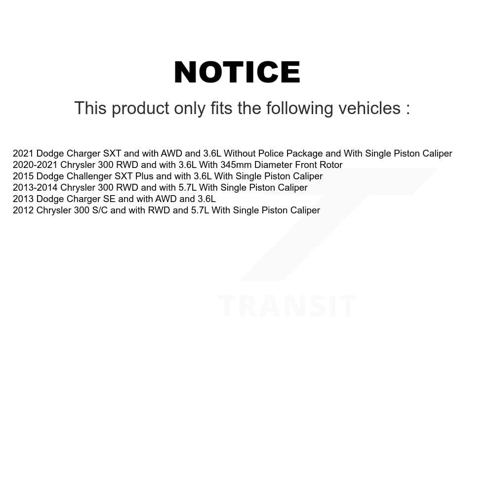Transit Auto - KCG-100448T - Front Disc Brake Kits image 24
