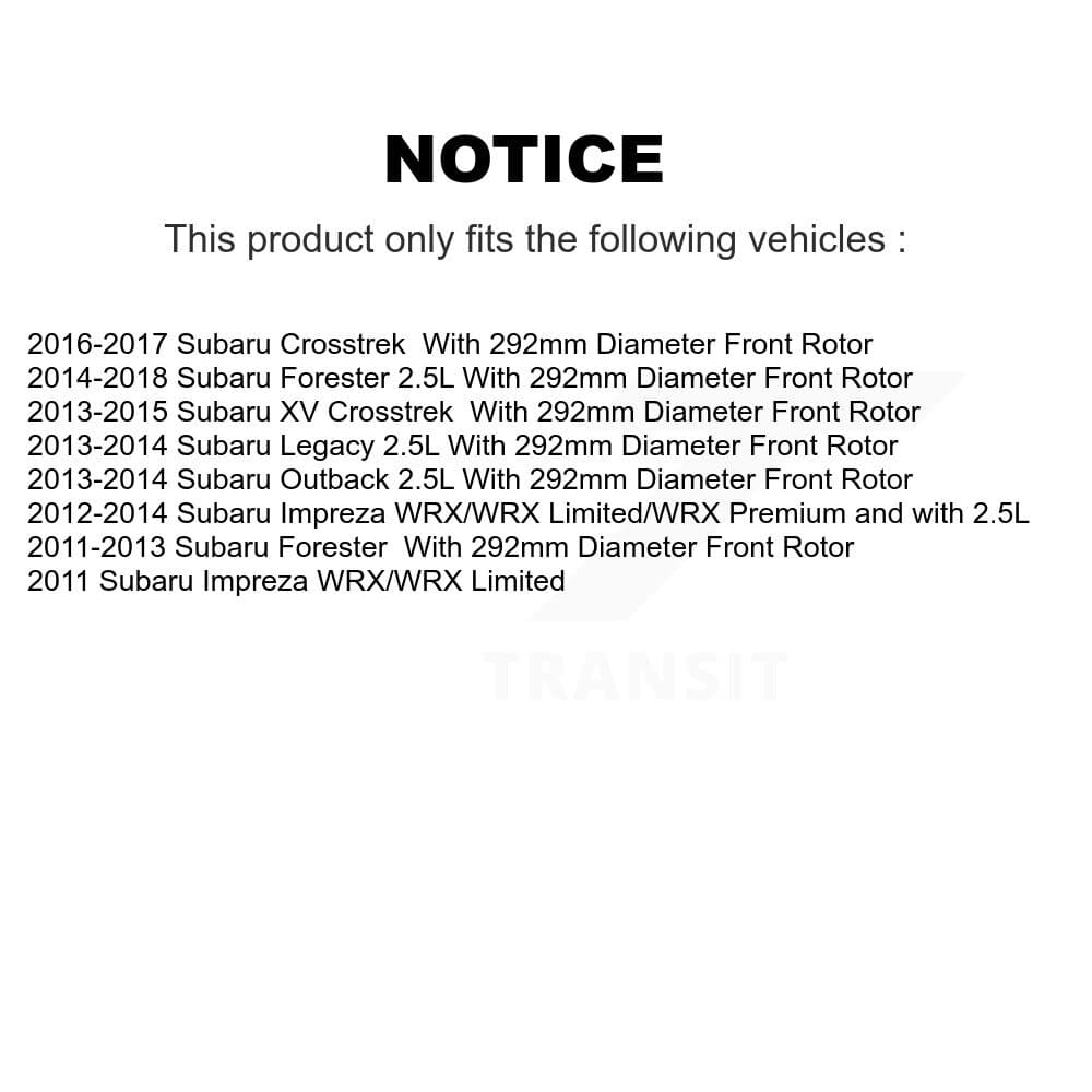 Transit Auto - KCG-100482P - Front Disc Brake Kits image 24