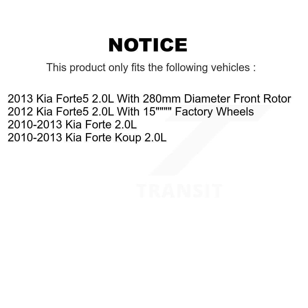 Transit Auto - KCG-100541C - Front Disc Brake Kits image 24
