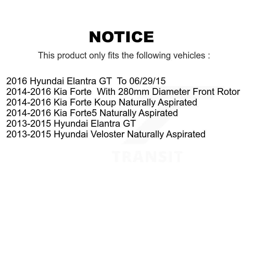 Transit Auto - KCG-100550T - Front Disc Brake Kits image 24