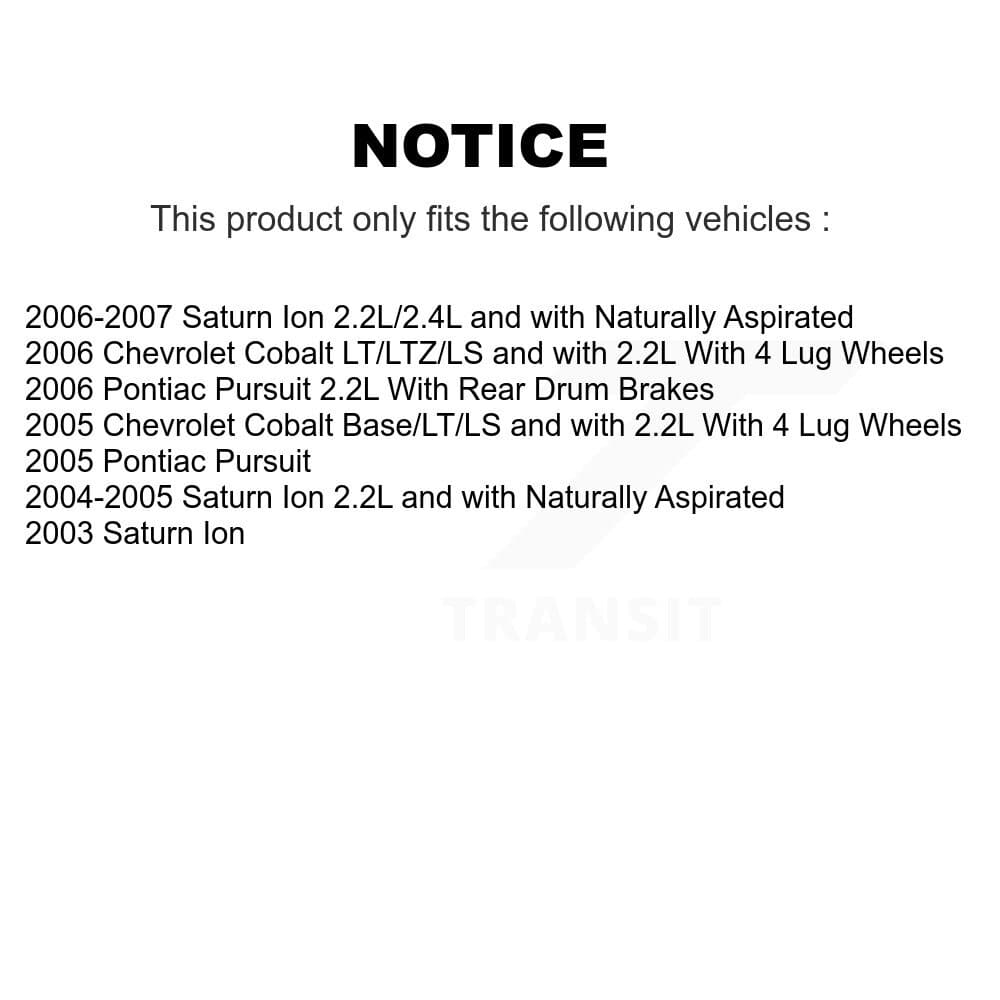 Transit Auto - KCG-100601T - Front Disc Brake Kits image 24