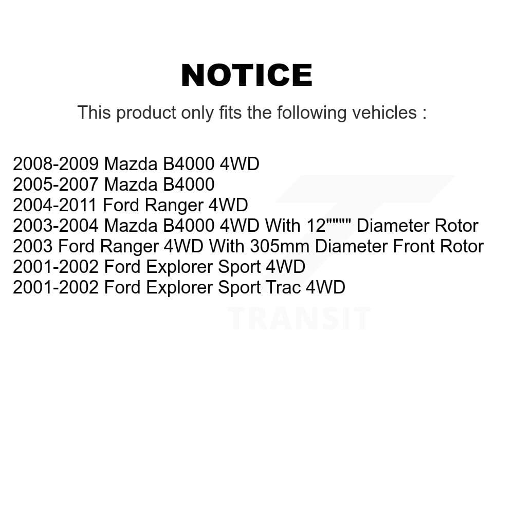 Transit Auto - KCG-100754P - Front Disc Brake Kits image 24