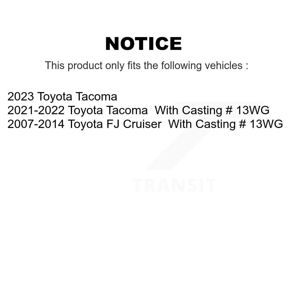 Transit Auto - KCG-100759P - Front Disc Brake Kits image 24