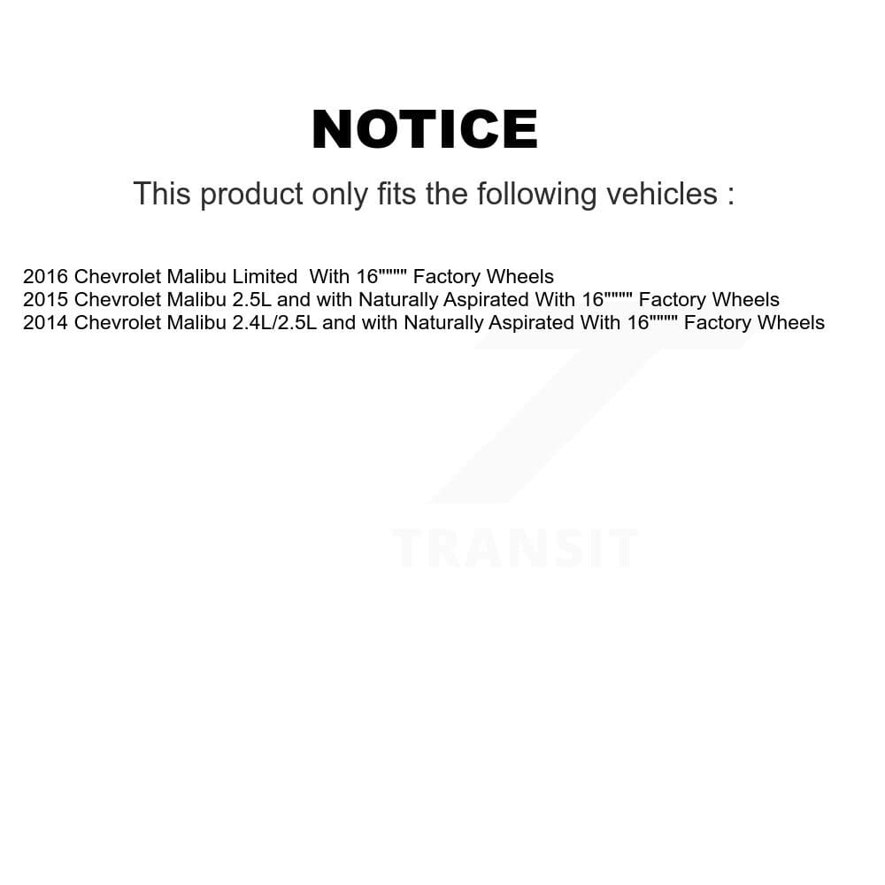 Transit Auto - KCG-100801T - Front and Rear Disc Brake Kits image 24