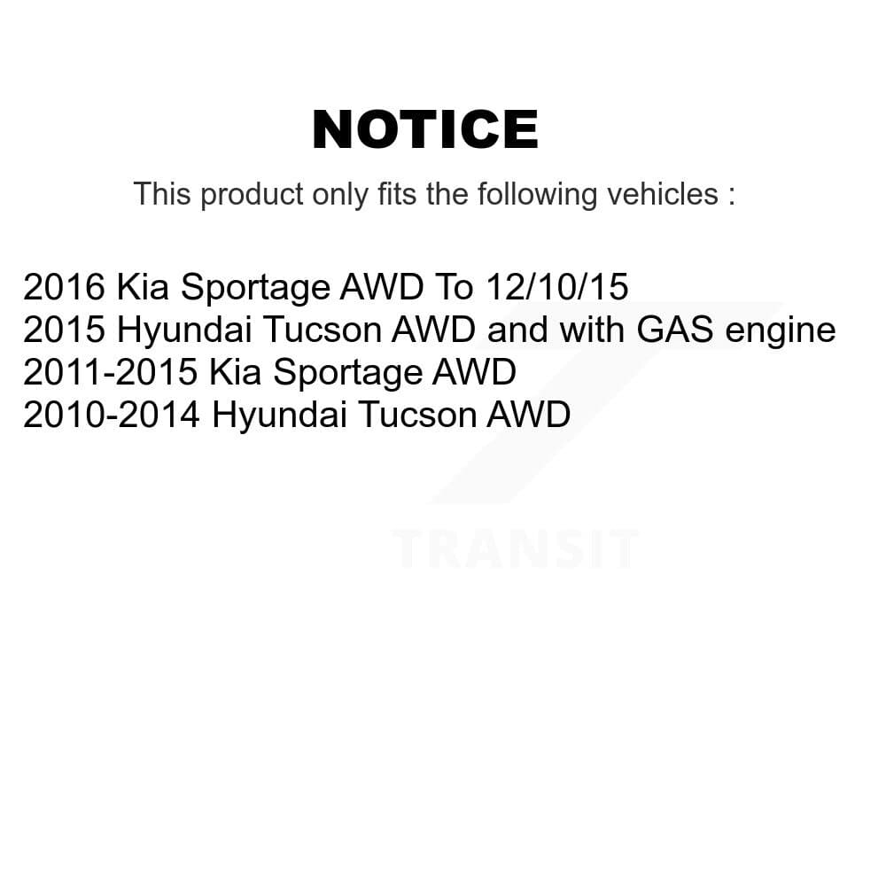 Transit Auto - KCG-100967P - Front and Rear Disc Brake Kits image 24