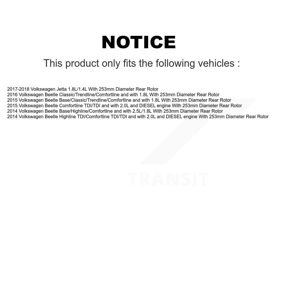 Transit Auto - KCG-101039P - Front and Rear Disc Brake Kits image 24