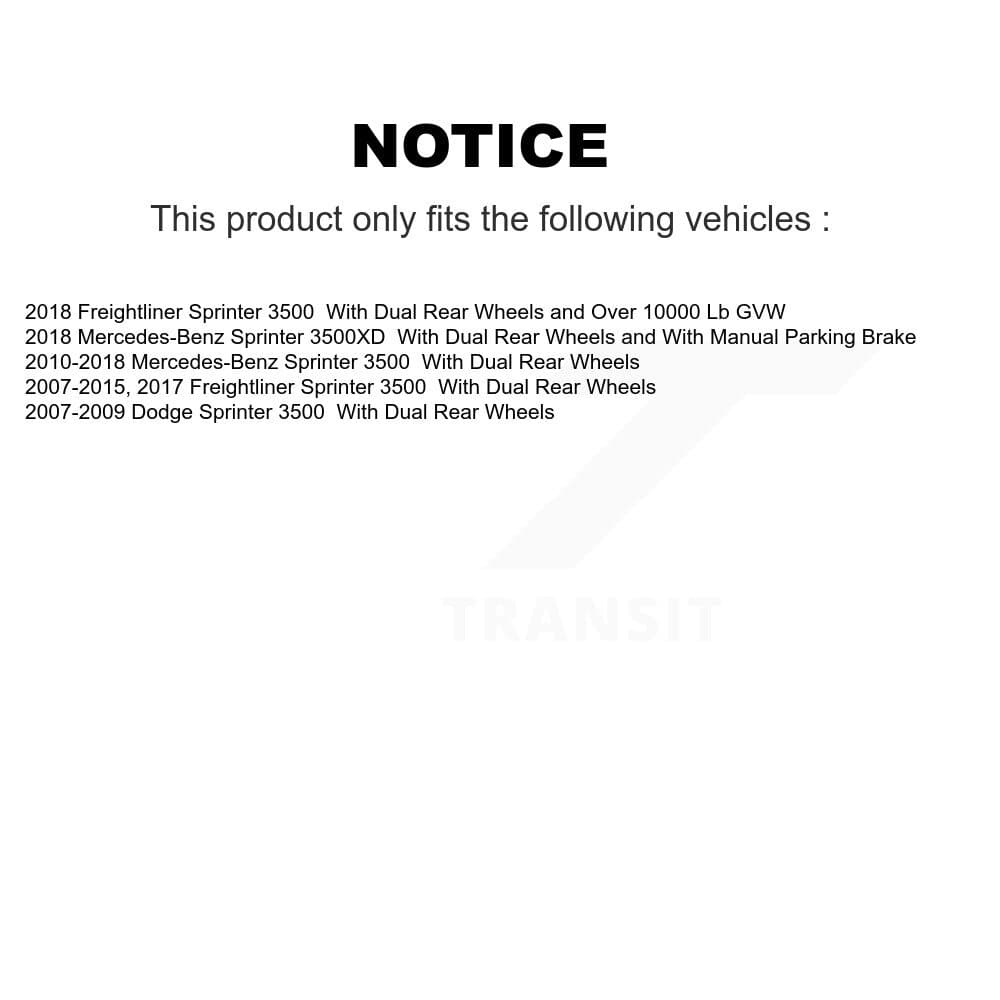 Transit Auto - KCG-101080N - Rear Disc Brake Kits image 24
