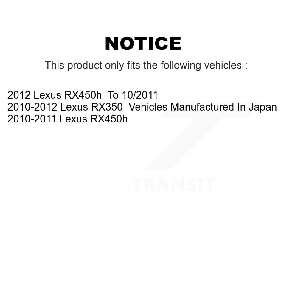 Transit Auto - KCG-101086P - Front and Rear Disc Brake Kits image 24