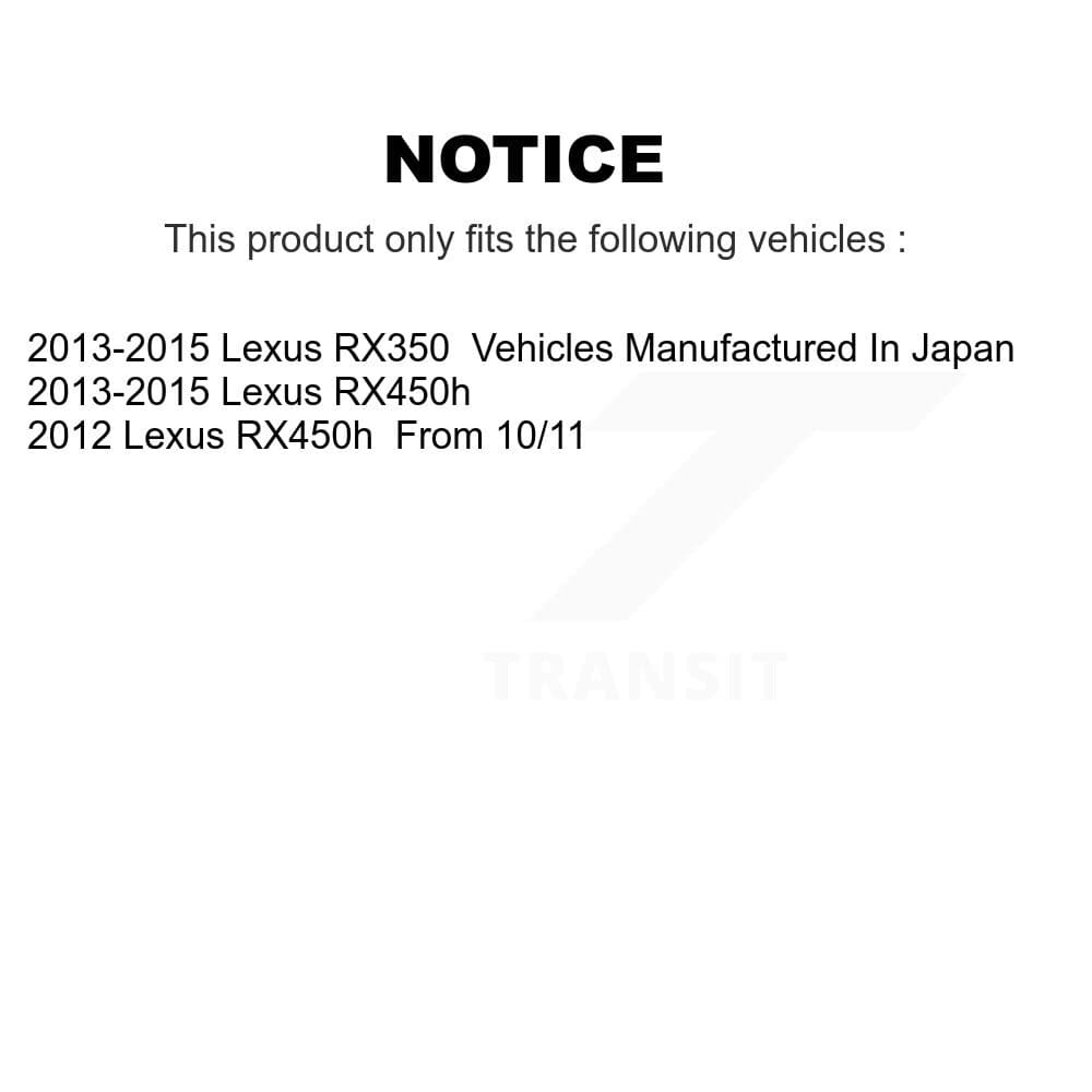 Transit Auto - KCG-101087P - Front and Rear Disc Brake Kits image 24