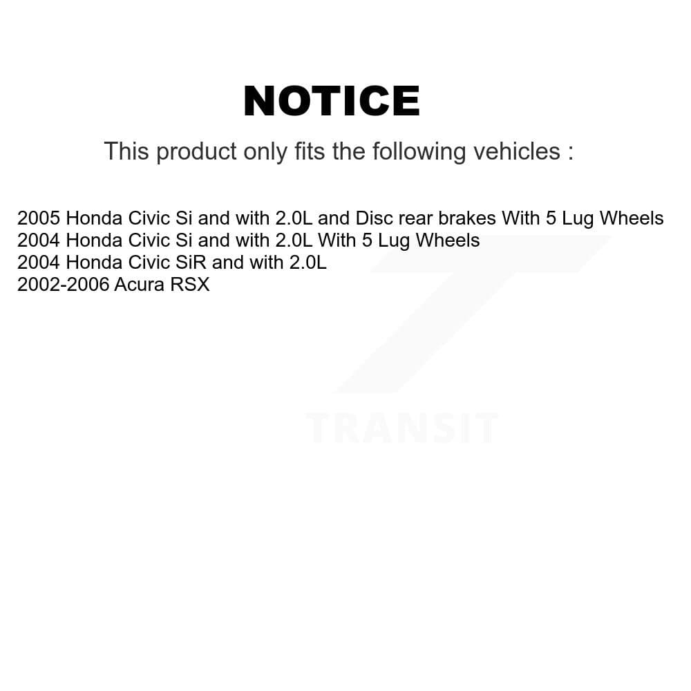 Transit Auto - KCG-101210N - Rear Disc Brake Kits image 24