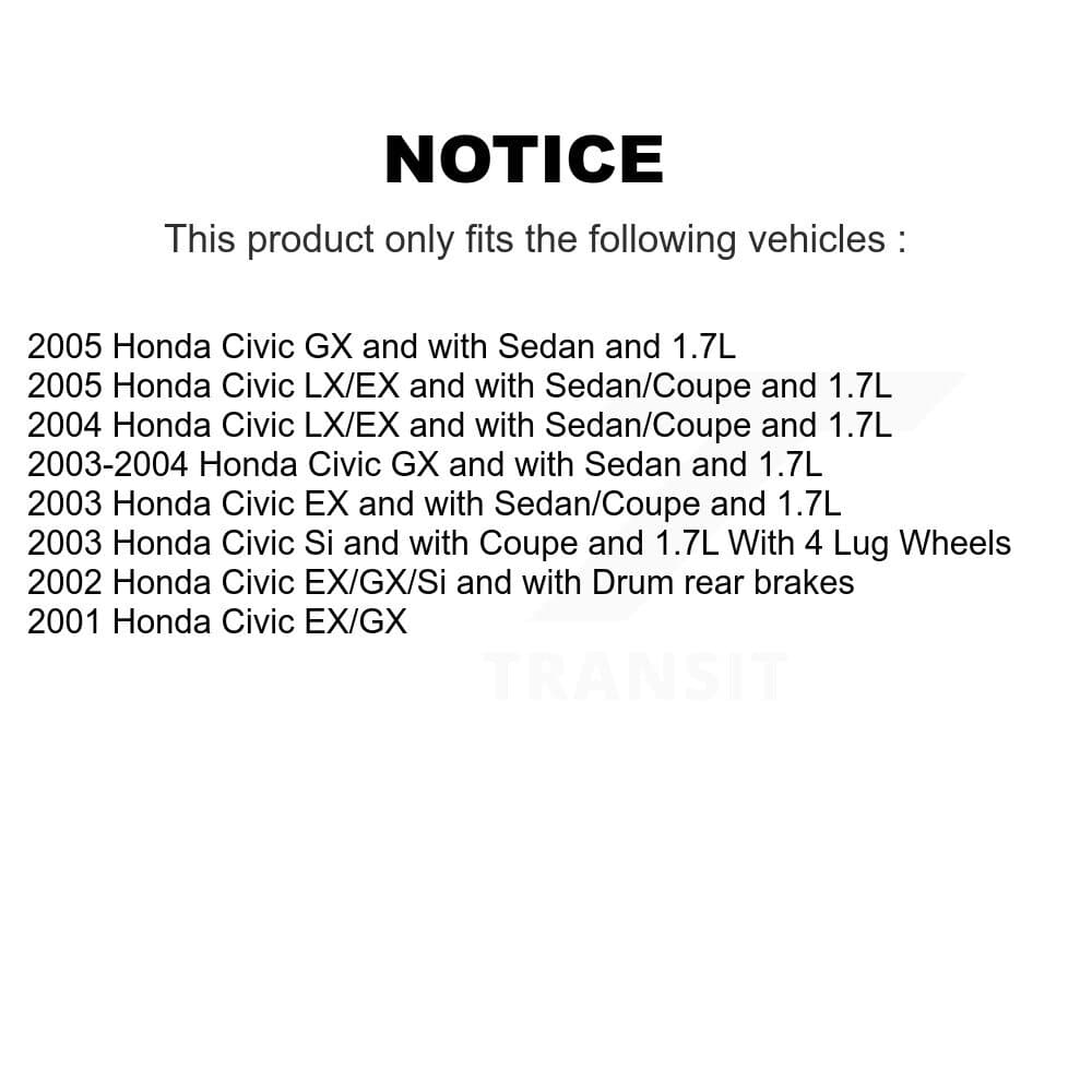 Transit Auto - KCG-101367N - Front and Rear Disc Brake Kits image 24