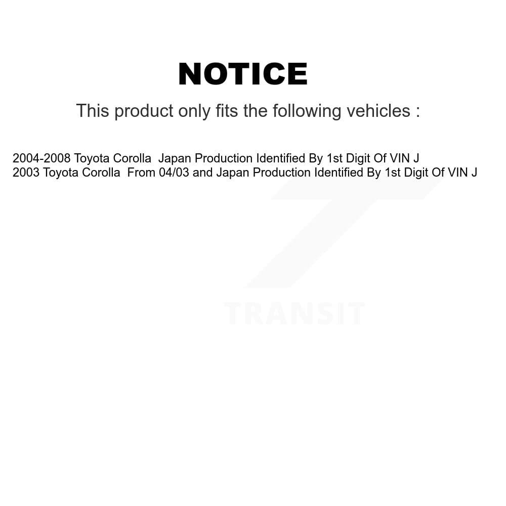 Transit Auto - KCG-101372N - Front and Rear Disc Brake Kits image 24