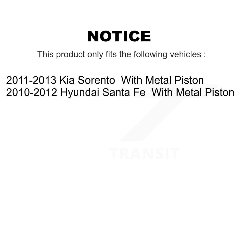 Transit Auto - KCG-101778N - Front and Rear Disc Brake Kits image 24