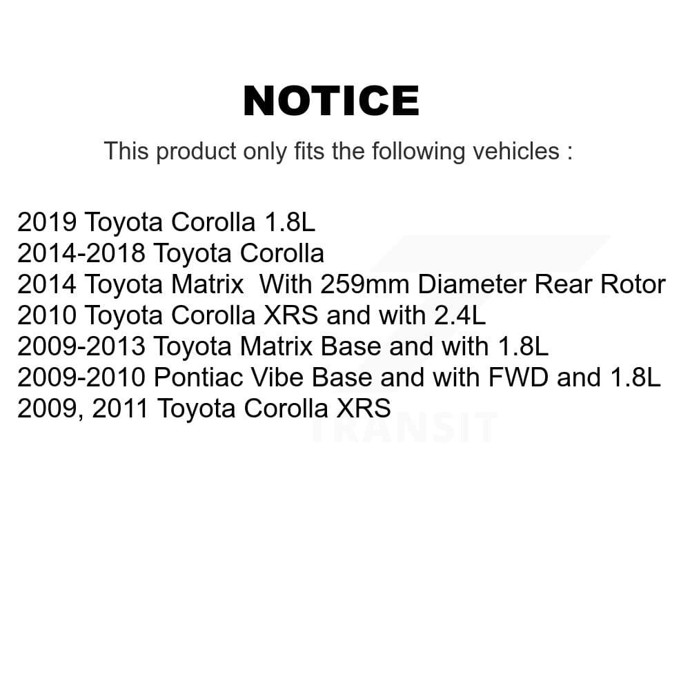 Transit Auto - KCG-102122N - Front and Rear Disc Brake Kits image 24