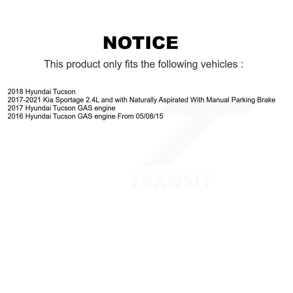 Transit Auto - KCG-102231N - Front and Rear Disc Brake Kits image 24