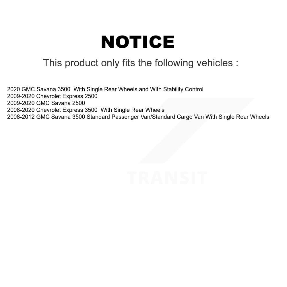 Transit Auto - KCN-100081 - Front and Rear Disc Brake Pad Kits image 14
