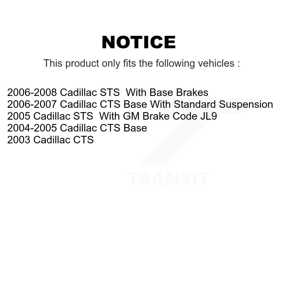Transit Auto - KCN-100107 - Front and Rear Disc Brake Pad Kits image 14