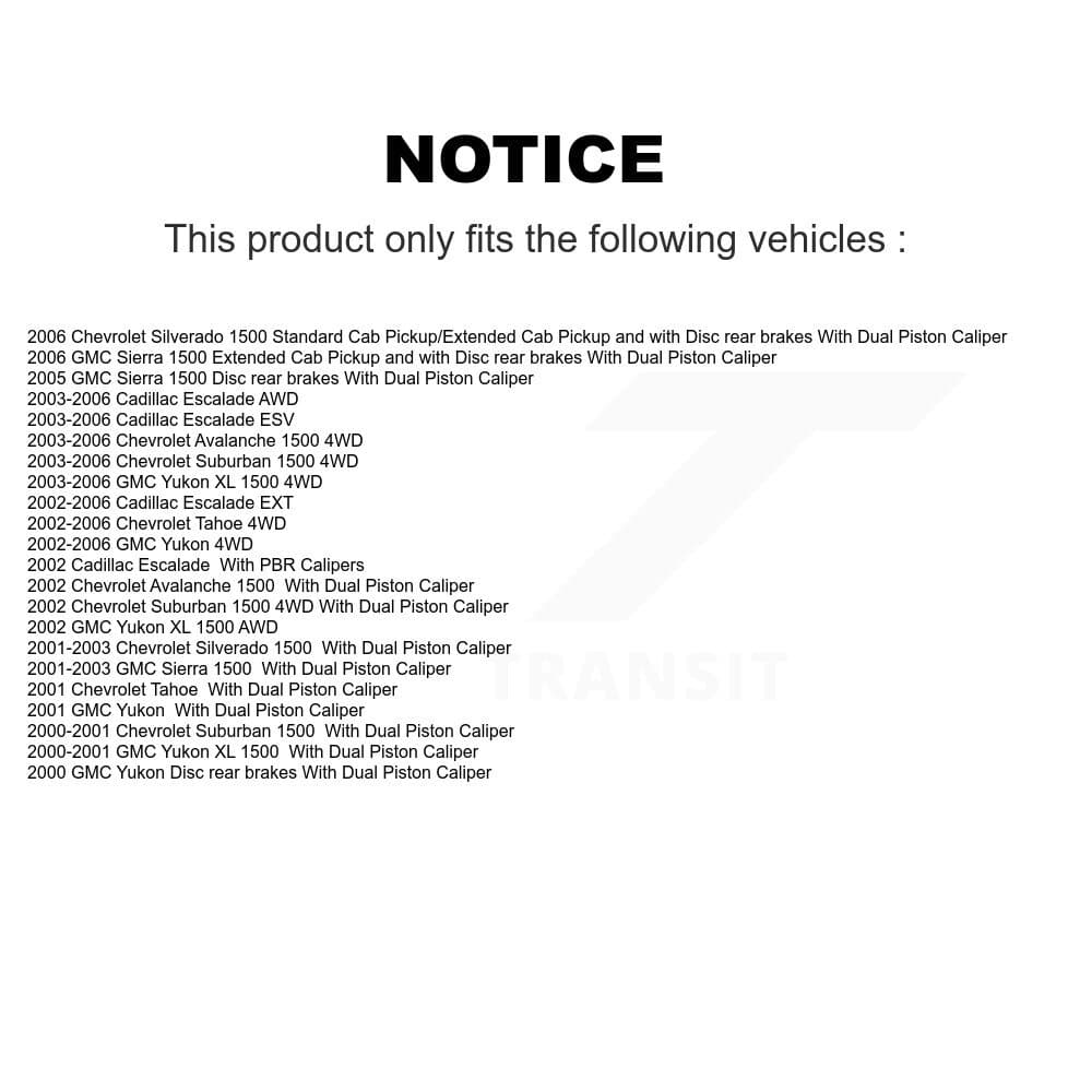 Transit Auto - KCN-100208 - Front and Rear Disc Brake Pad Kits image 14