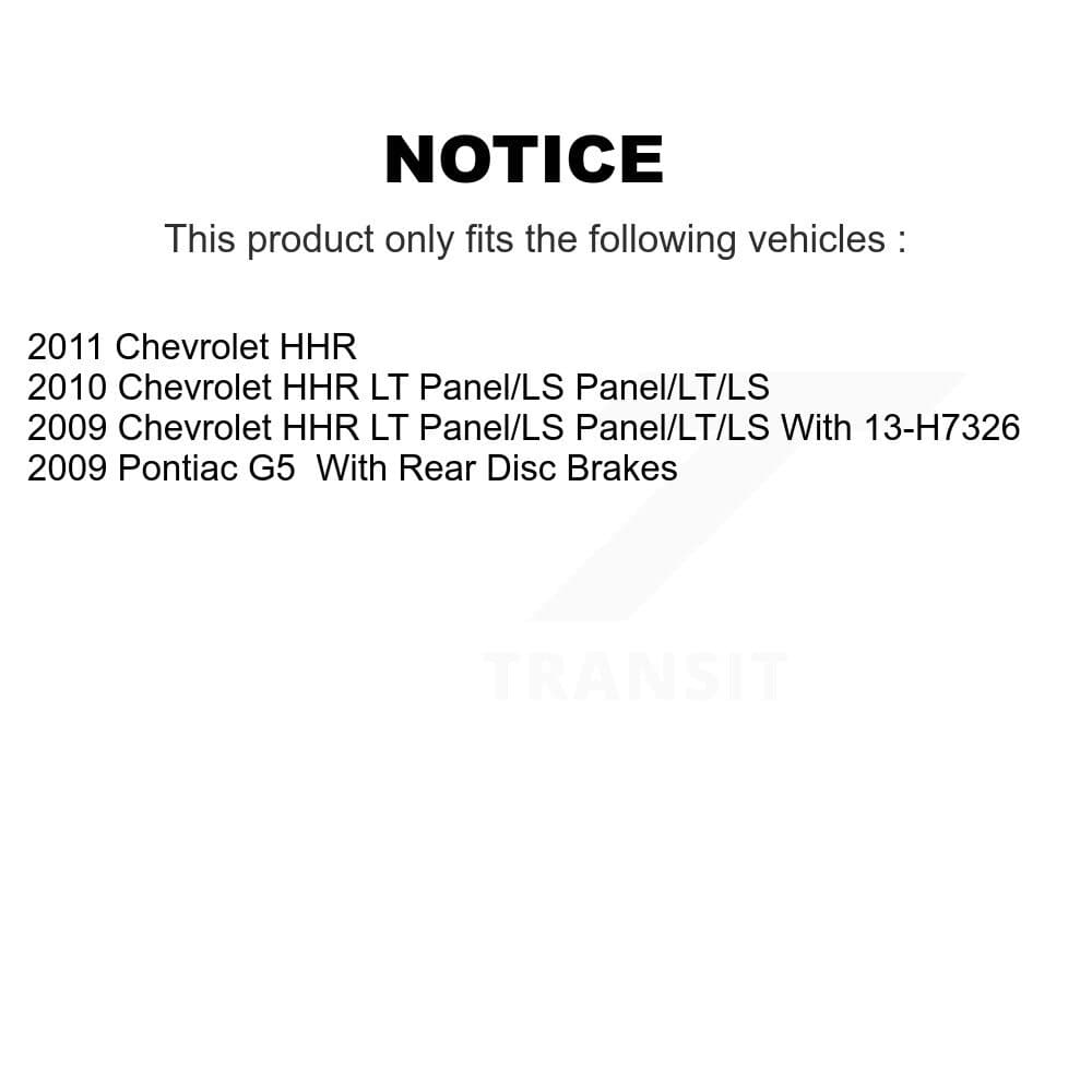 Transit Auto - KCN-100365 - Front and Rear Disc Brake Pad Kits image 14