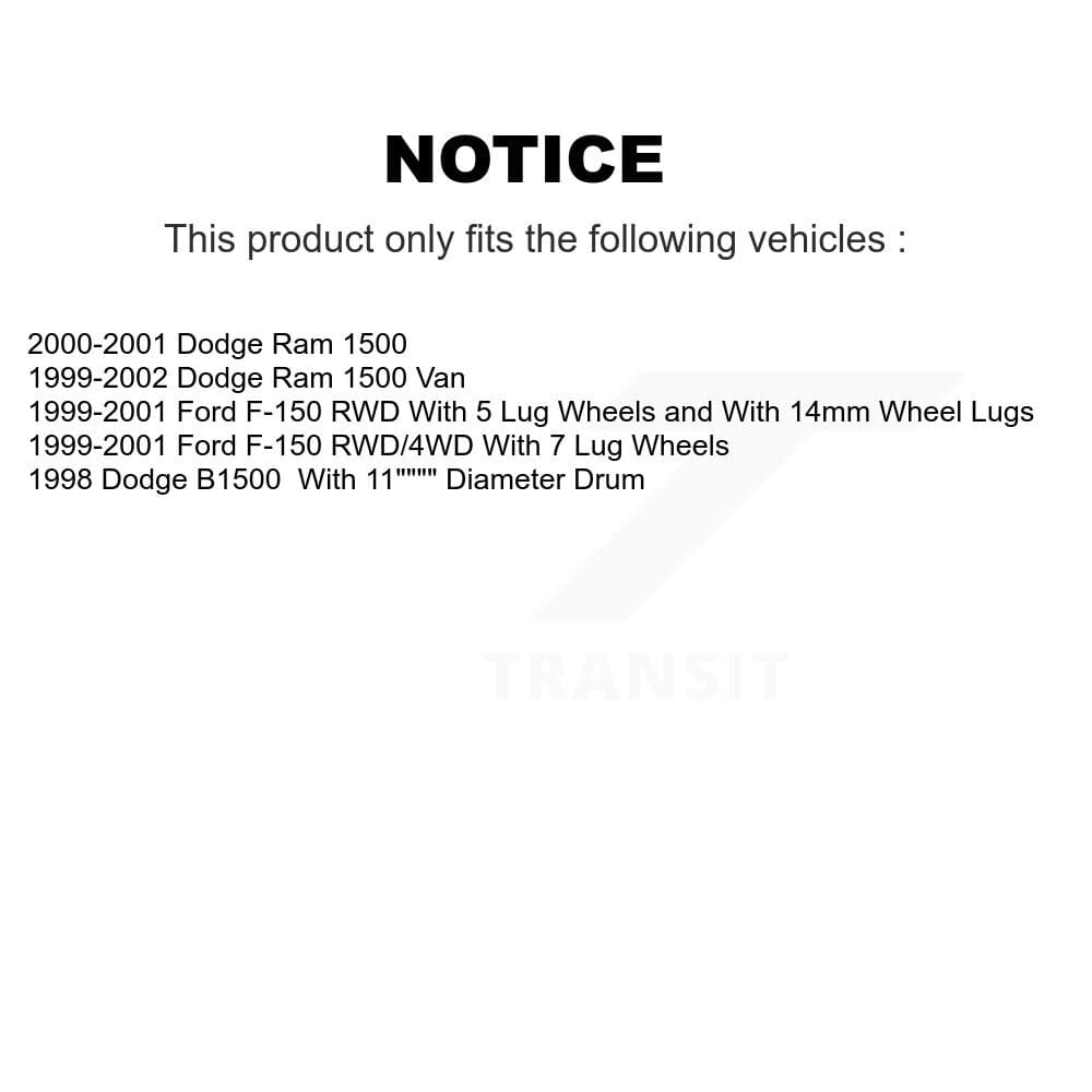 Transit Auto - KCN-100376 - Front and Rear Disc Brake Pad Kits image 14