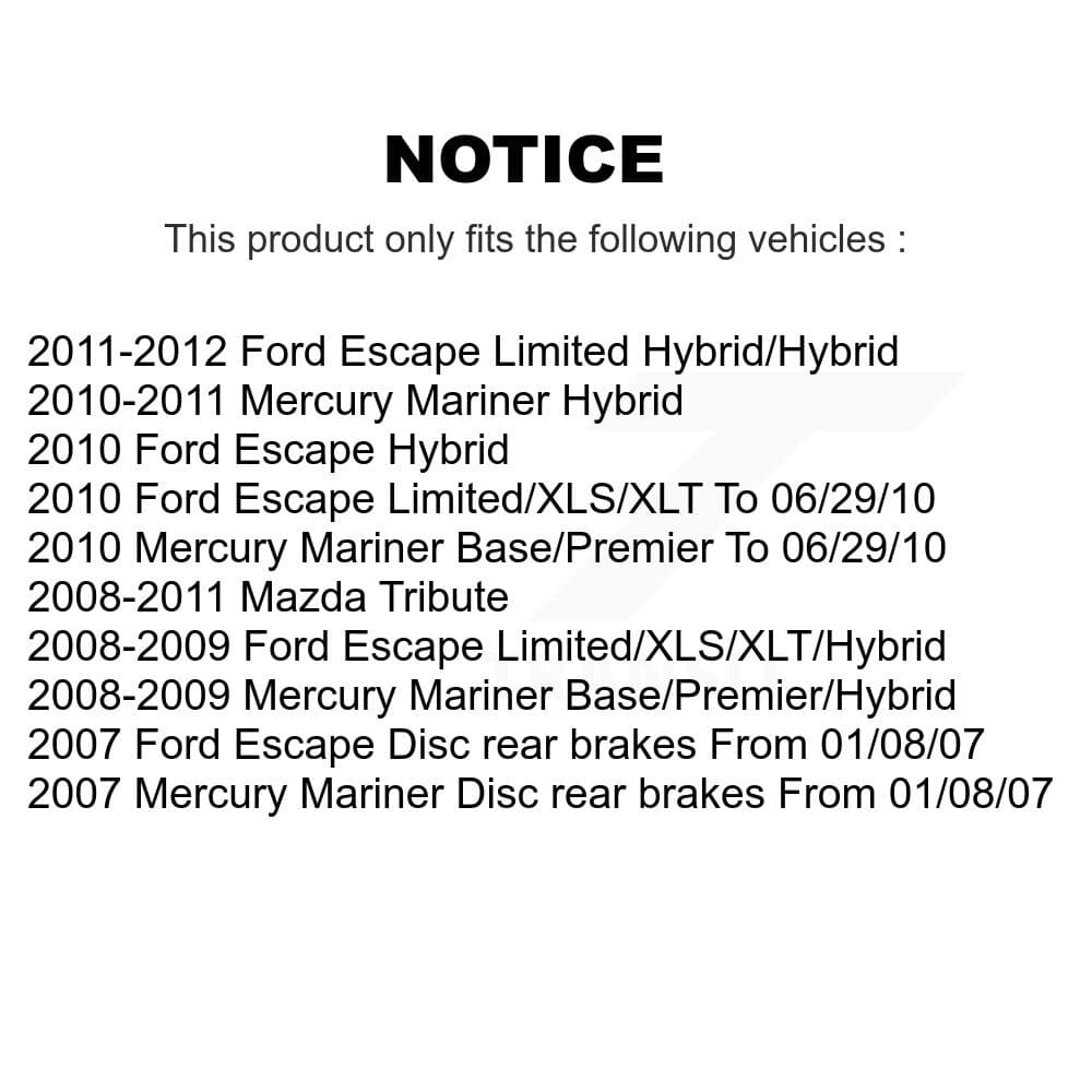 Transit Auto - KCN-100435 - Front and Rear Disc Brake Pad Kits image 14