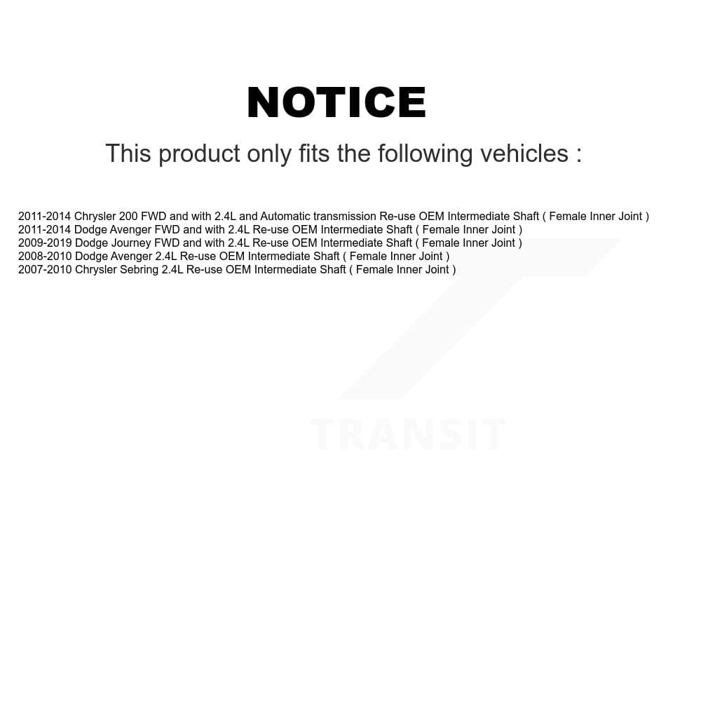 Kugel - KCV-100126 - Front CV Axle Shaft Kits image 12