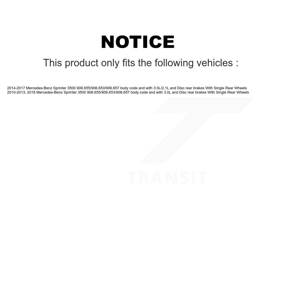 CMX - KCW-101106 - Front and Rear Disc Brake Pad Kits image 9