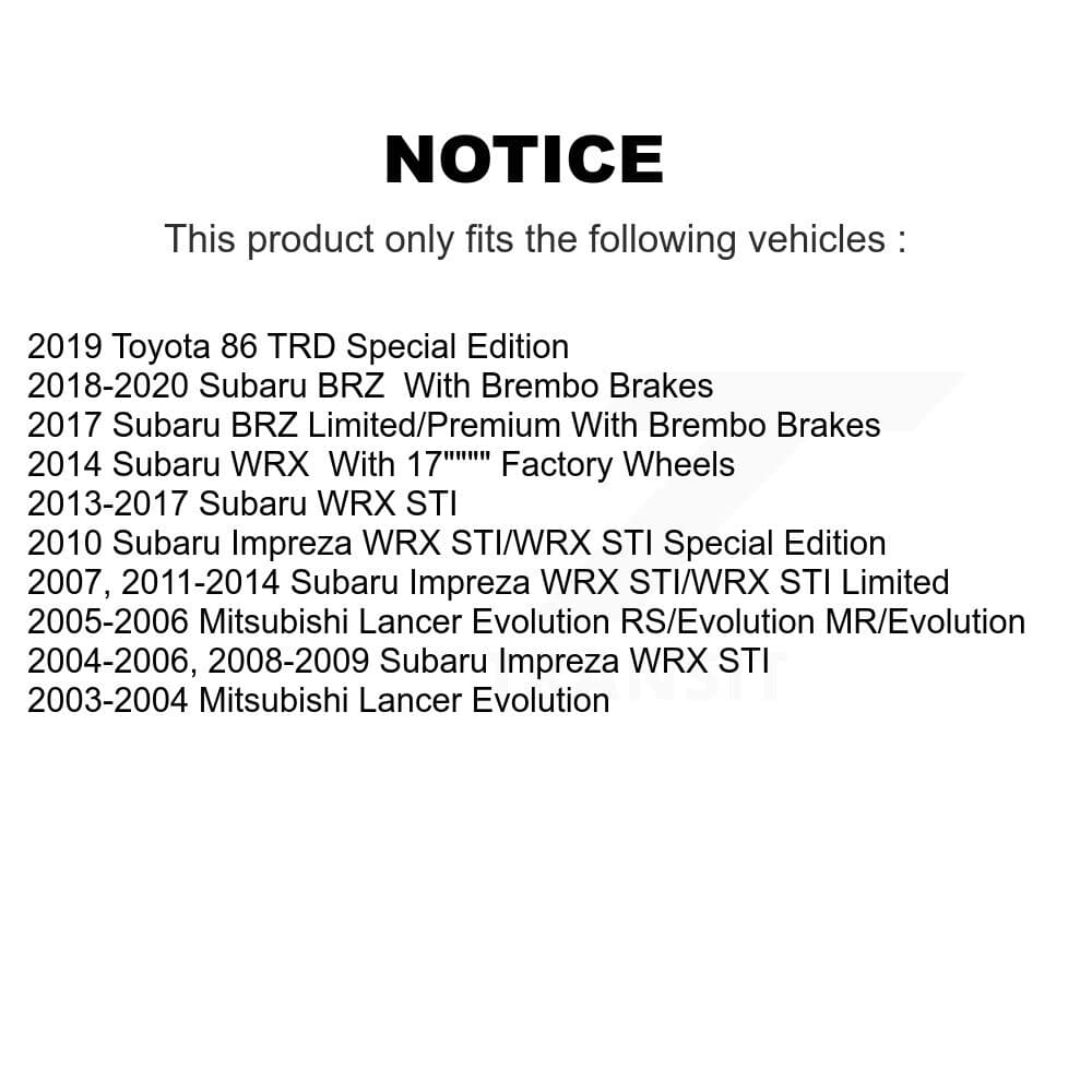 CMX - KCX-100109 - Front and Rear Disc Brake Pad Kits image 9