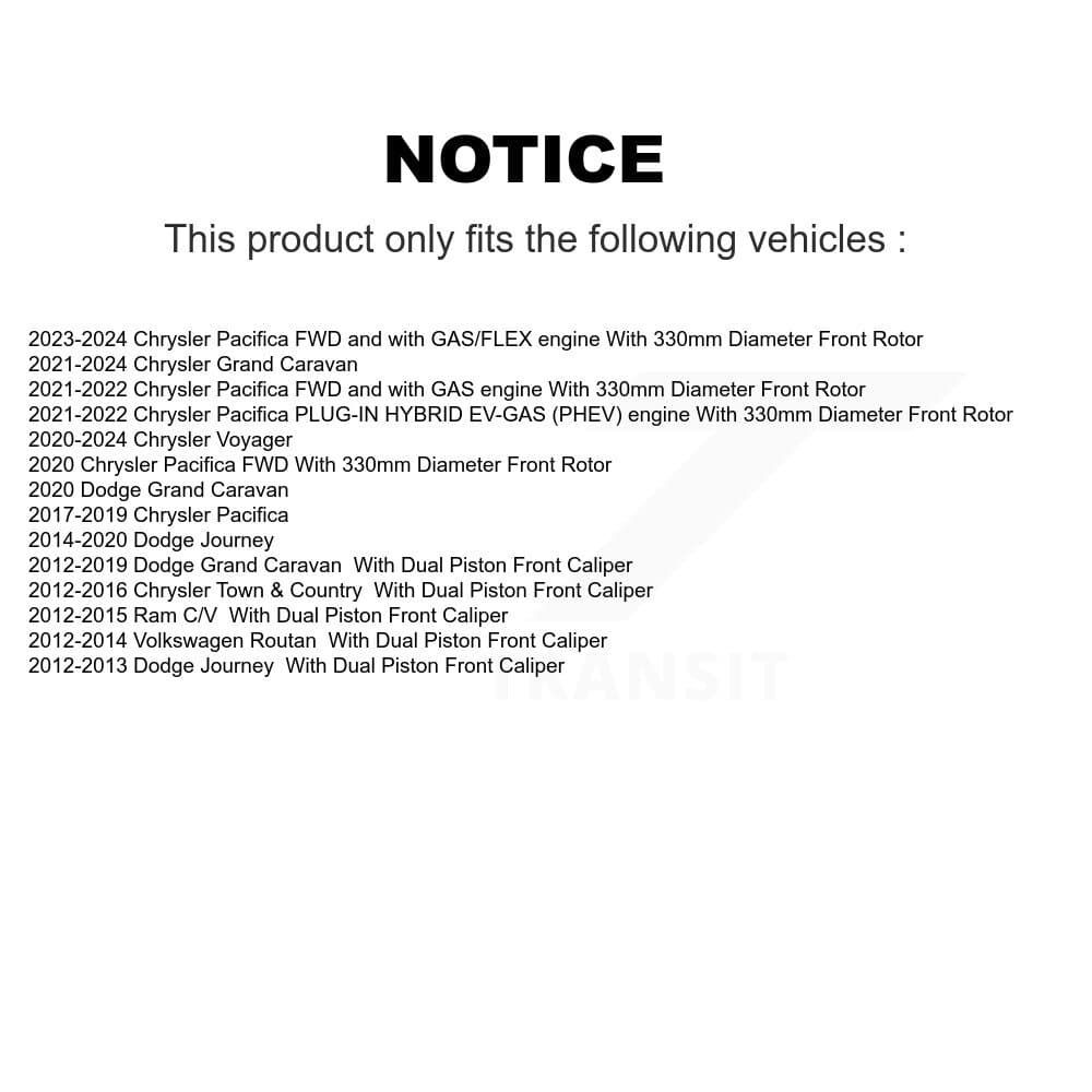 DS-One - KD-100035 - Front Disc Brake Rotor Kits image 17