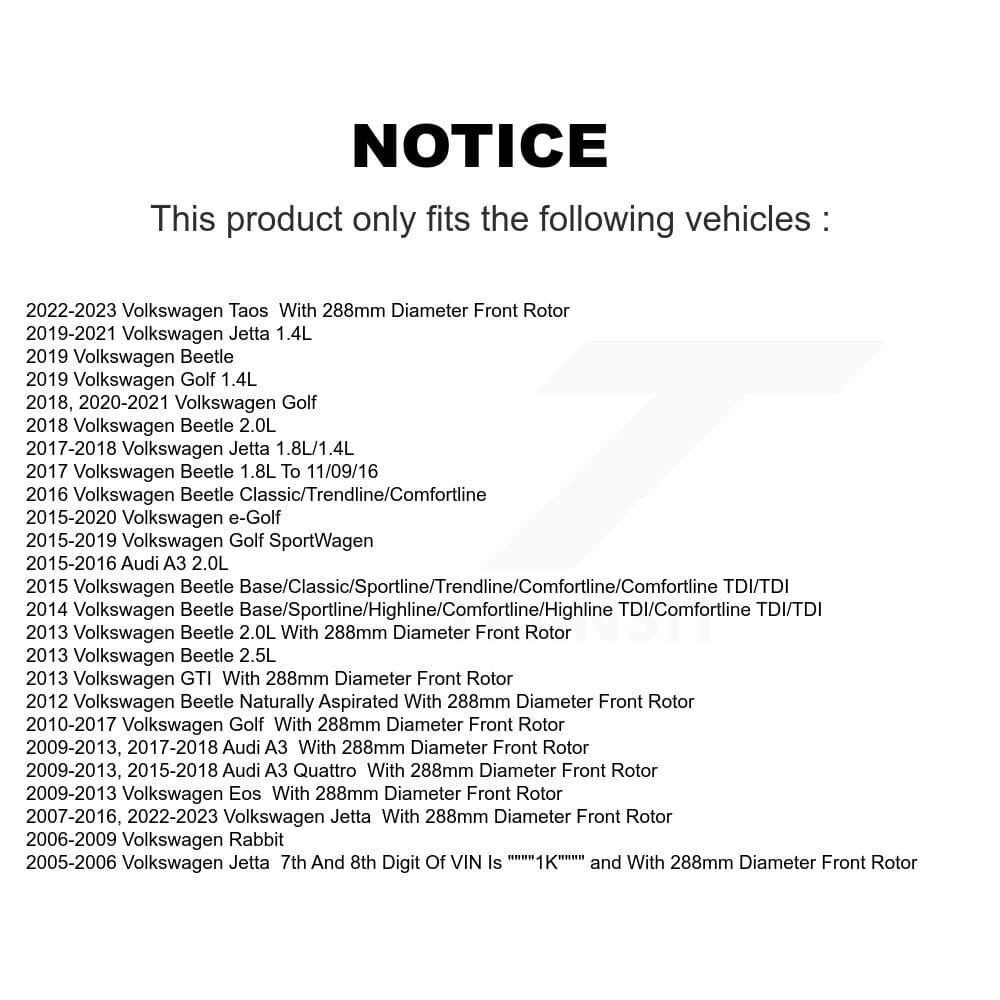 DS-One - KD-100046 - Front Disc Brake Rotor Kits image 17