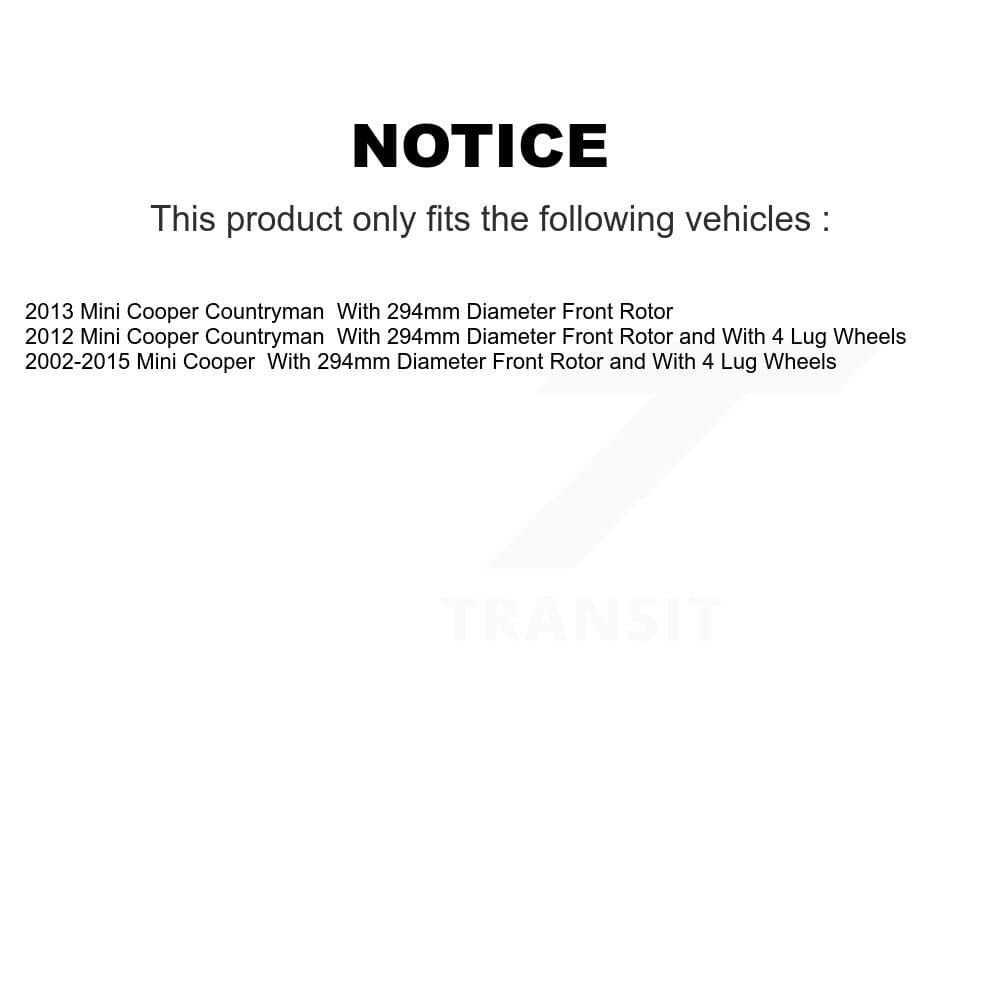 DS-One - KD-100060 - Front Disc Brake Rotor Kits image 17