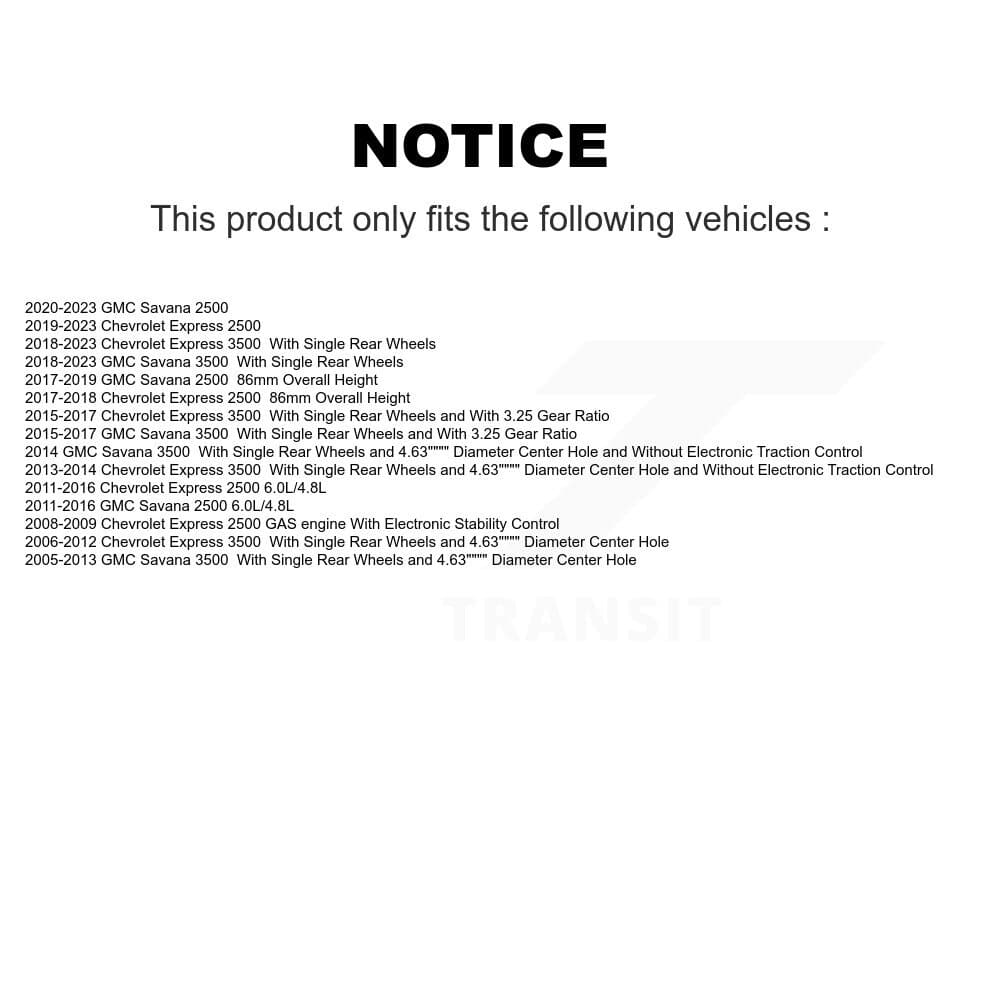 DS-One - KD-100105 - Rear Disc Brake Rotor Kits image 17