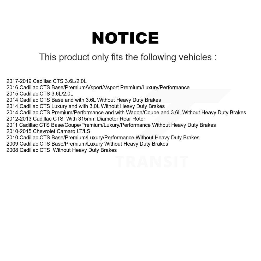 DS-One - KD-100109 - Rear Disc Brake Rotor Kits image 17