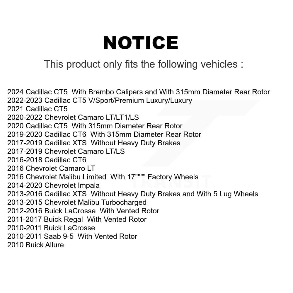 DS-One - KD-100112 - Rear Disc Brake Rotor Kits image 17