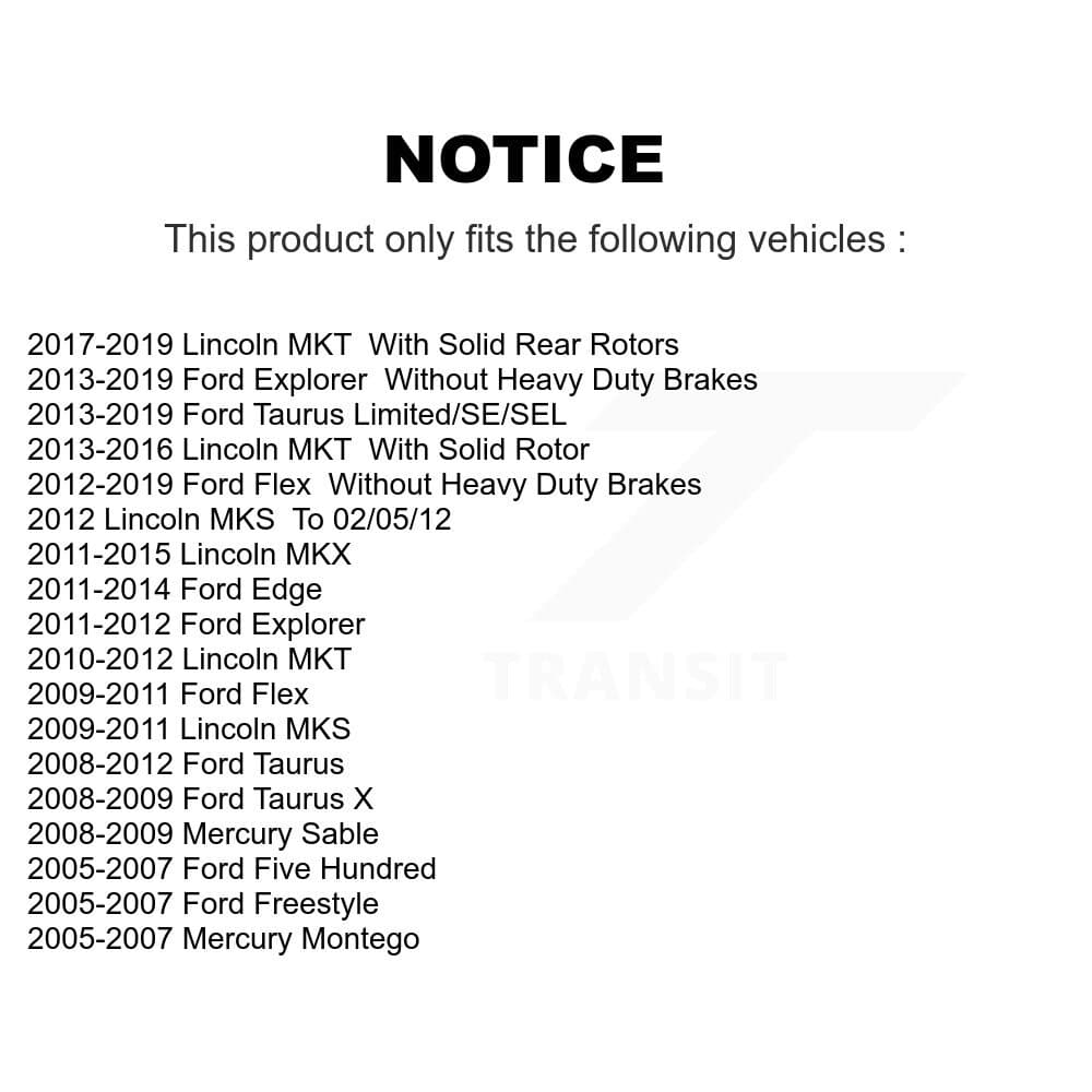 DS-One - KD-100121 - Rear Disc Brake Rotor Kits image 17