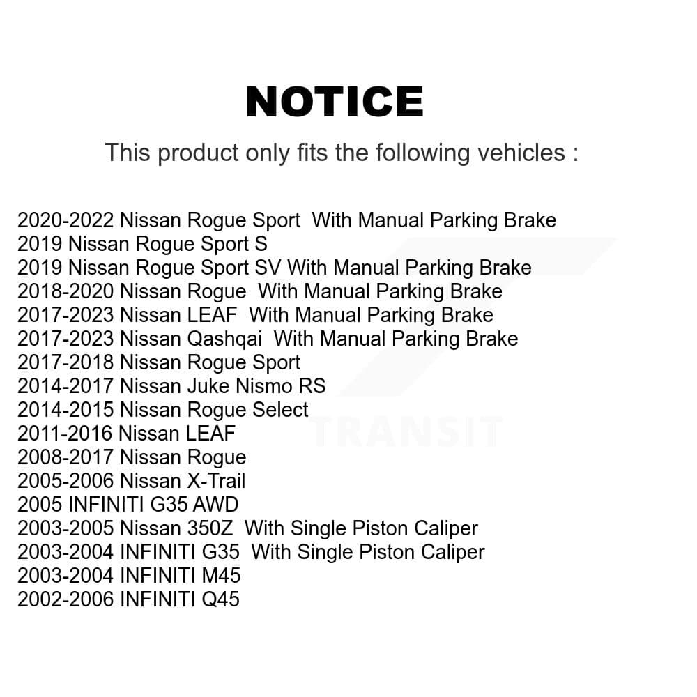 DS-One - KD-100148 - Rear Disc Brake Rotor Kits image 17