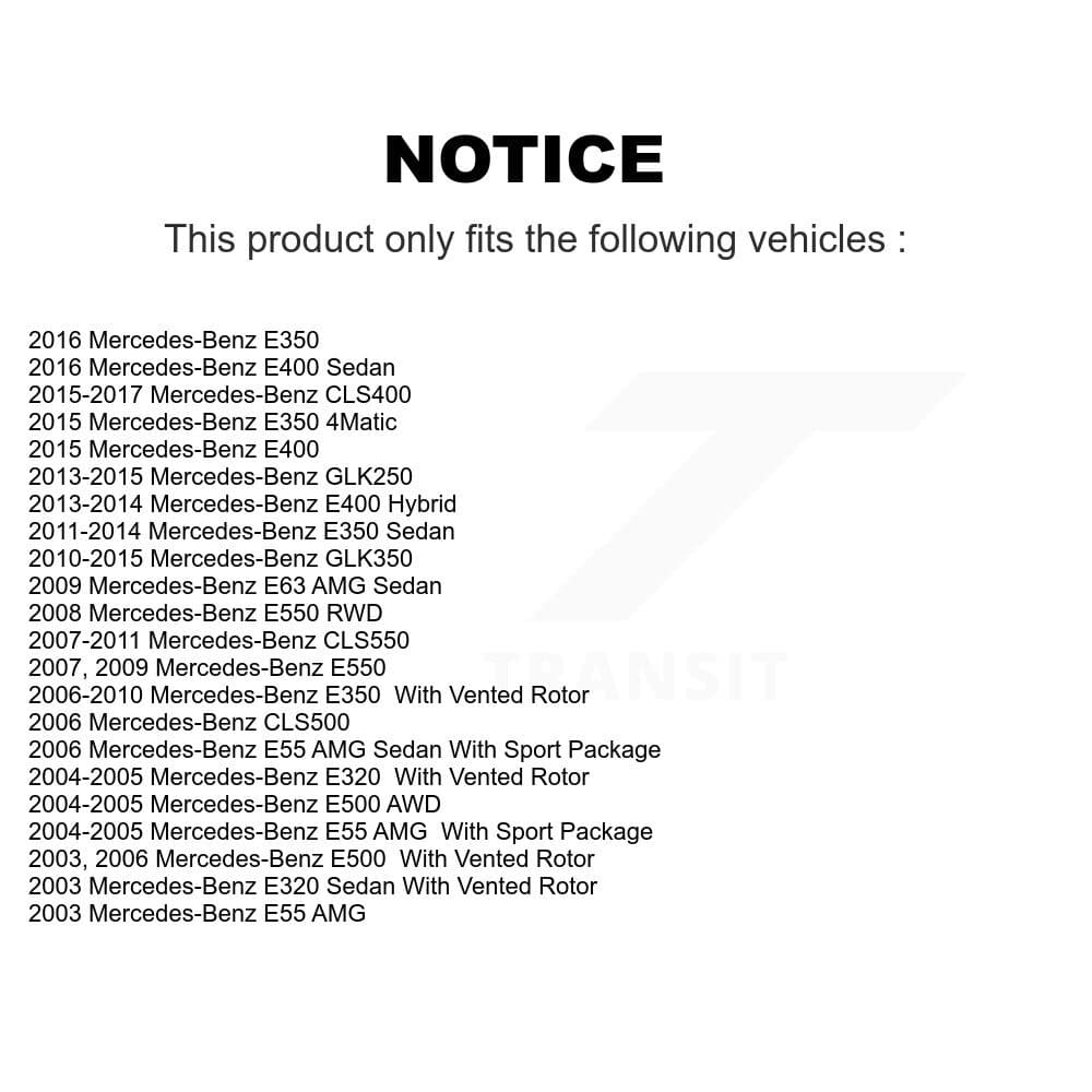 DS-One - KD-100150 - Rear Disc Brake Rotor Kits image 17