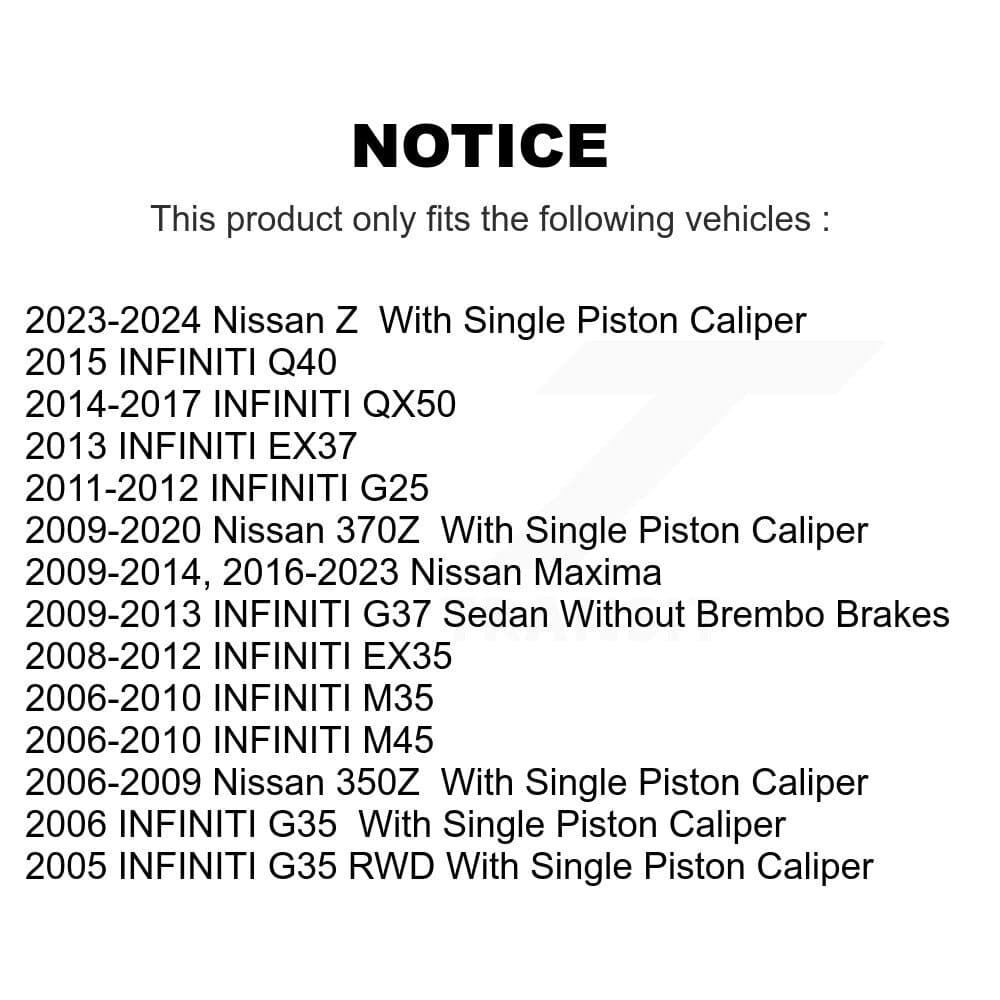 DS-One - KD-100152 - Rear Disc Brake Rotor Kits image 17