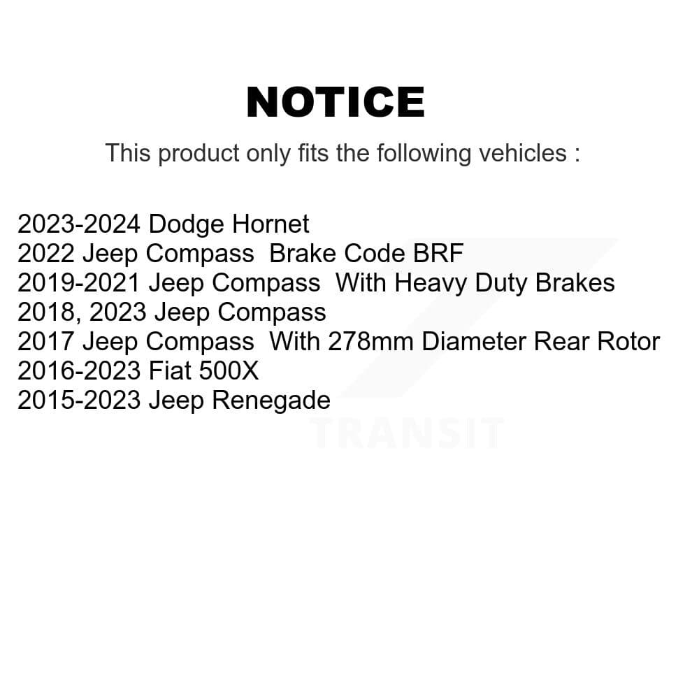 DS-One - KD-100194 - Rear Disc Brake Rotor Kits image 17