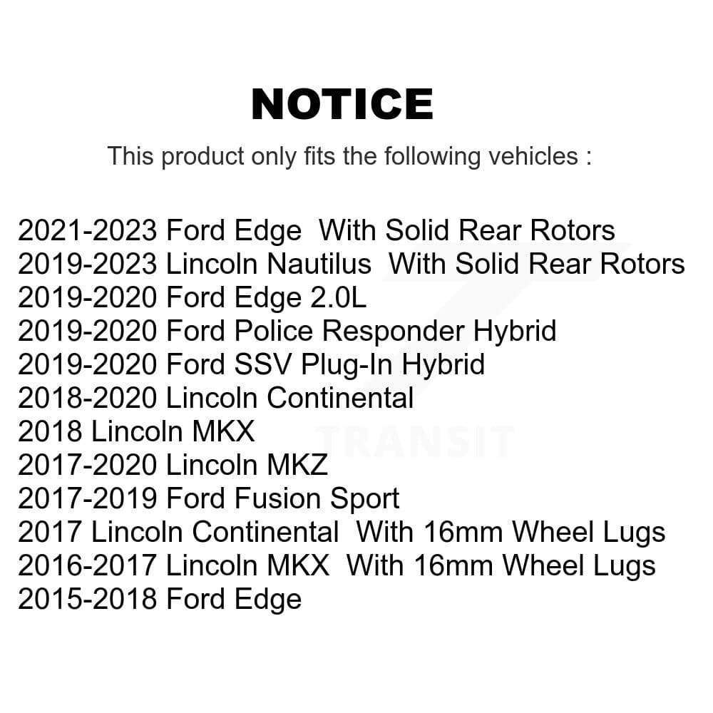 DS-One - KD-100202 - Rear Disc Brake Rotor Kits image 17