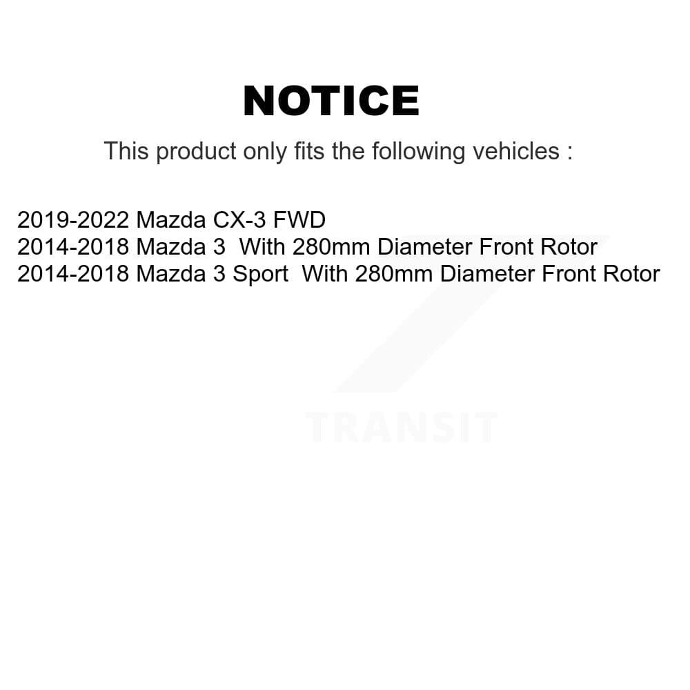 DS-One - KD-100353 - Front and Rear Disc Brake Rotor Kits image 17