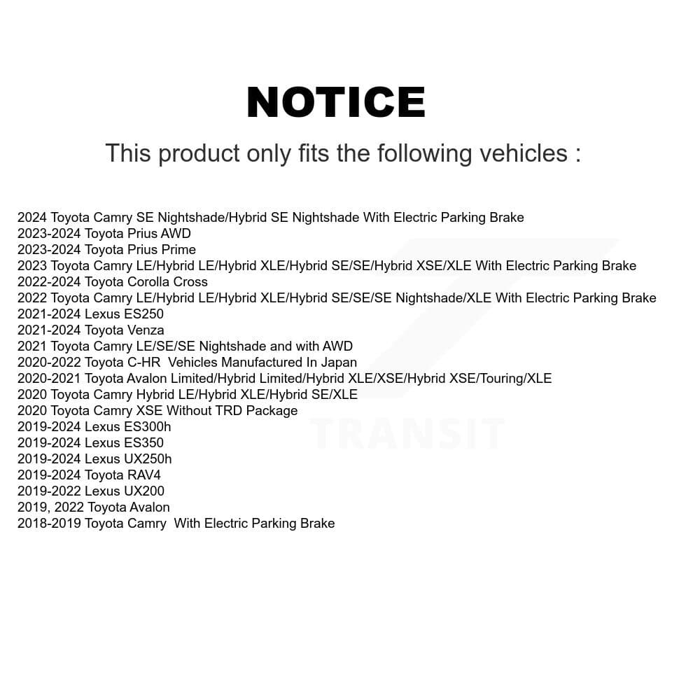 DS-One - KD-100394 - Front and Rear Disc Brake Rotor Kits image 17