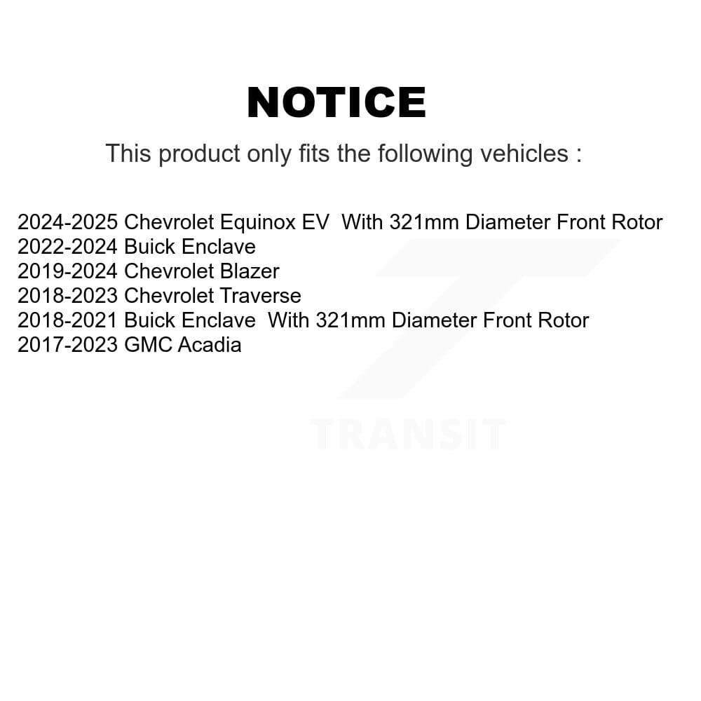 DS-One - KD-100462 - Front and Rear Disc Brake Rotor Kits image 17