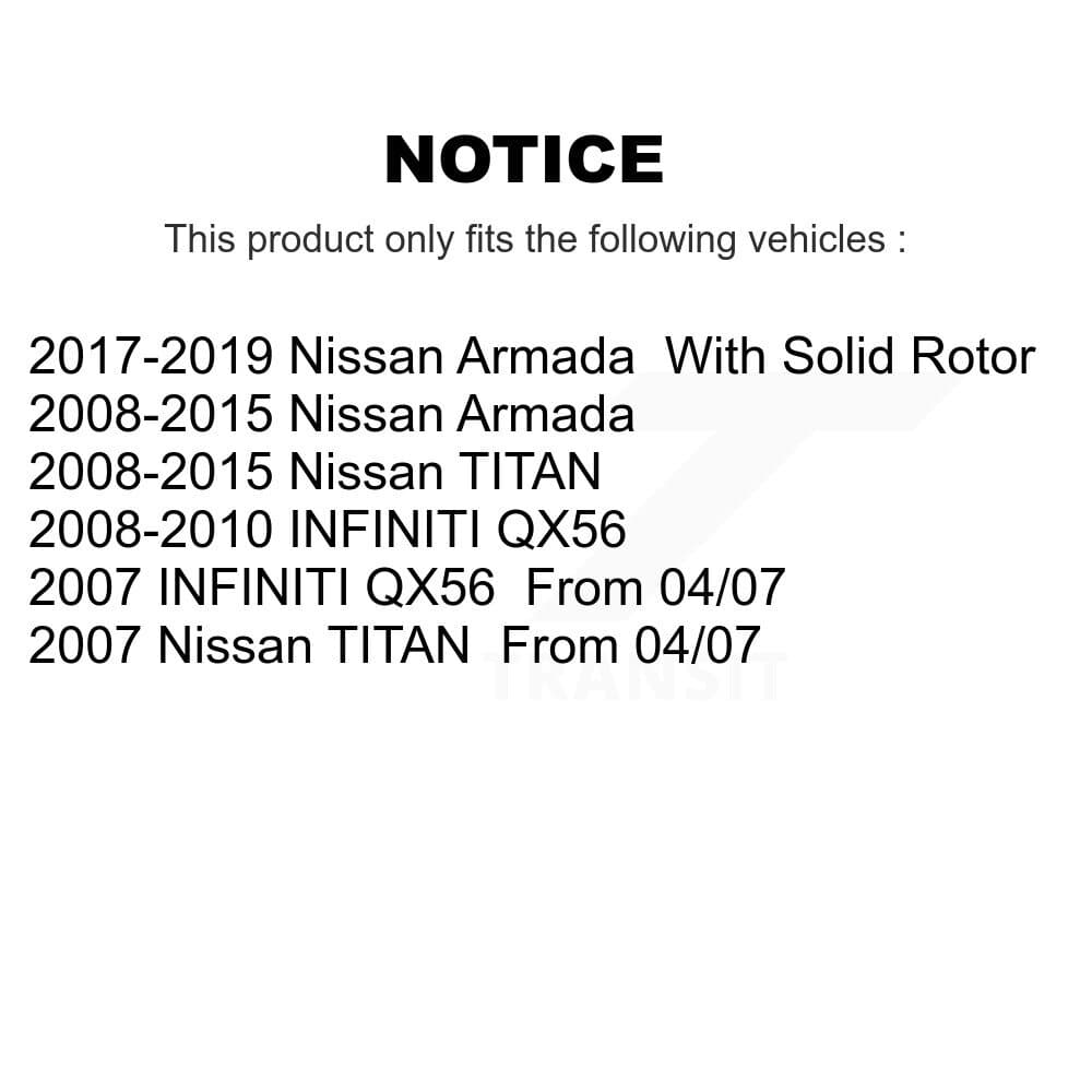 DS-One - KD-100486 - Front and Rear Disc Brake Rotor Kits image 17