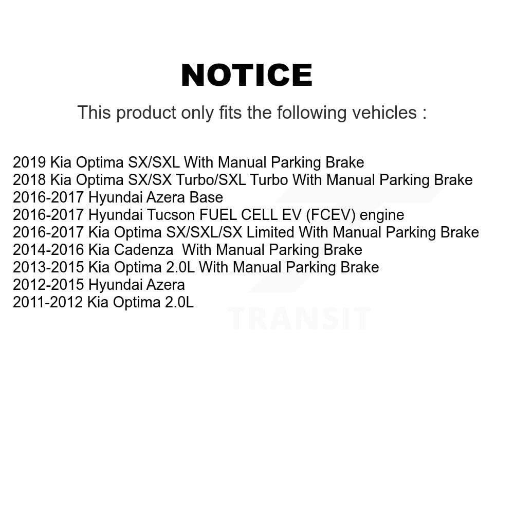 DS-One - KD-100499 - Front and Rear Disc Brake Rotor Kits image 17